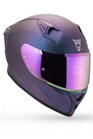 Resim DeadG Spectre Chatoyant Mat Mor Kask 
