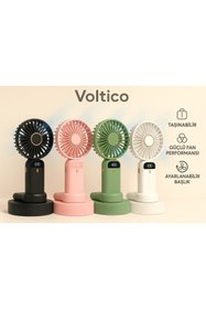 Resim Voltico Taşınabilir Dijital Vantilatör - Ayarlanabilir Başlık, Yüksek Fan Performansı 