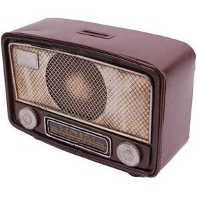 Resim Dekoratif Metal Radyo Kumbara 1210b-1102 1 Adet 