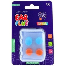 Resim Jaune Vaste Yumuşak Silikon Çocuk Kulak Tıkacı 4'lü 