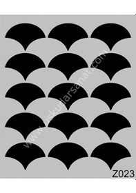 Resim Mood Duvar Stencil Şablon 50x60cm Z023 