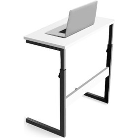Resim Laptop Sehpası Çalışma Masası Yemek Sehpası - Beyaz 60x35 