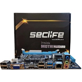 Resim Seclife H81JEL Intel LGA1150 H81 DDR3 MATX 1150p Anakart 