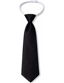 Resim Herşey Nota Çocuk Siyah Lastikli Kravat Ayarlanabilir Unisex Düz Model Açık Gri 