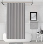 Resim Zethome Jackline Banyo Duş Perdesi 0010 Gri Tek Kanat 1X120X200 gri 
