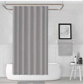 Resim Zethome Jackline Banyo Duş Perdesi 0010 Gri Tek Kanat 1X120X200 gri 