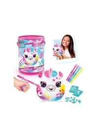Resim Airbrush Plush Neon Boyanıp Yıkanabilen Peluş Unicorn Pembe 