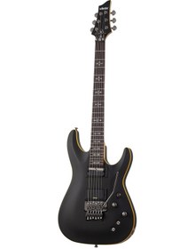 Resim Schecter Demon-6 Fr-s Elektro Gitar Aged Black Satin 