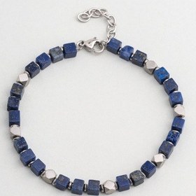 Resim So Chic Lapis Taşlı 21 Cm Çelik Erkek Bileklik Lacivert 52181275 