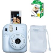 Resim Instax Mini 12 Fotoğraf MAKINESI-20LI Film-Büzgülü Kılıf Seti 4 