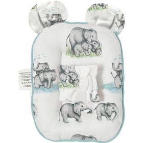 Resim Müslin Bebek Emzirme Yastığı - Les Êlêphants 