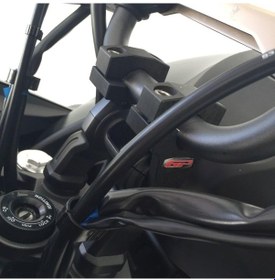 Resim GP Kompozit Yamaha MT-07 Tracer 2016-2024 Uyumlu Gidon Yükseltme 22mm Siyah 3.5 cm 