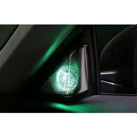 Resim Honda Accord Uyumlu Yedek Parça 2018+ 64 Renk Işıklı Tweeter Kapa 
