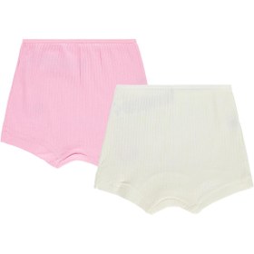 Resim Civil Girls Çilek Ribana 2-10 Yaş Kız Çocuk 2'li Boxer - Standart / 10-11 Yaş 