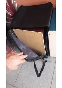 Resim Cajon Kılıfı Tam Boy Fermuarlı Parlak Paraşüt Kumaş Standart Boy 