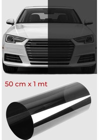 Resim Cam Filmi Siyah Amerikan Çizilmez Orta ton 50 CM x 1 M 