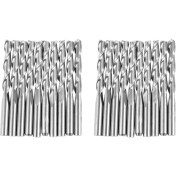 Resim Sourcingasia 20 Adet 1/8 Inç 3.175MM Karbür Cnc Çift Iki Flüt Spiral Uçları End Mill Yönlendirici 22MM (Yurt Dışından) 