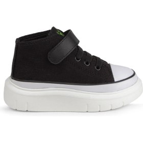 Resim Buckhead BUCK4490 Axel Kız Çocuk Sneaker Ayakkabı Siyah Düz Tabanlı Günlük Kullanım İçin 