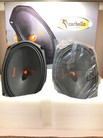 Resim CARBELLO 500W OTO HOPARLÖR MİDRANGE TAKIMI OVAL 