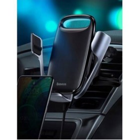 Resim Polhammobile Baseus Otomatik Sensörlü 15e Qc 3.0 Wireless Kablosuz Şarj Araç Tutucu Araç Içi Telefon Tutucu Şarj 