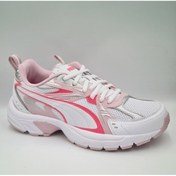 Resim Puma Milenio Tech Beyaz Pembe Kadın Sneaker Spor Ayakkabı Beyaz - Açık Pembe 