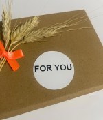 Resim For You Siyah Yazılı Yuvarlak yapışkanlı etiket 3x3 cm 150 adet 