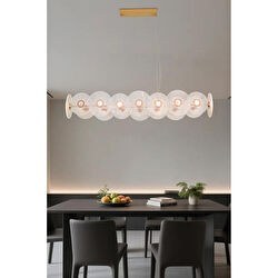 Resim Vetro 18'li Sıralı Led Salon Avize Apliqa