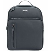 Resim Cambridge 14" Plan2083.001 Siyah Suni Deri Polo Club Sırt Çantası Cambridge Polo Club
