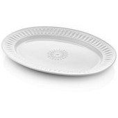 Resim Grande Servis Tabağı Beyaz 50x37 Cm 