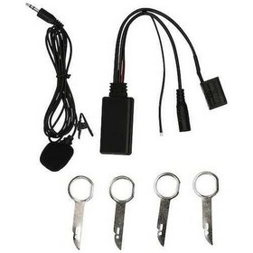 Resim Ulzyvf Mikrofonlu Bluetooth Aux Adaptörü Hands-free Ford 6000cd 5.0 - Qj 