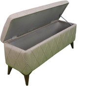 Resim vavonni Sandıklı 120 Cm Nevrür Kapitone Puf Koltuk Retro Sandıklı A Kalite / 02 