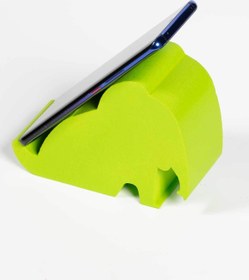 Resim Birlik Sünger Sünger Fil Masa Üstü Telefon Ve Tablet Tutacağı Yeşil 14x10,5x6 Cm 