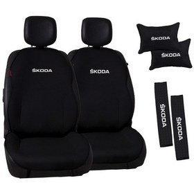 Resim Skoda Nakışlı Oto Minder Ve Konfor Seti 