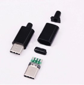 Resim SONREYON 10 Adet Type-c Şarj Soketi 24 Pin (siyah Renk ) 