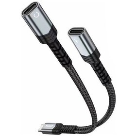 Resim Go Des GD-UC075 Type-c 2in1 Şarj Ve Ses Kablosu Dönüştürücü 
