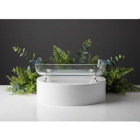 Resim Elta Collection Mini Ayaklı Sunum Servis Ve Derin Borcam Gümüş 