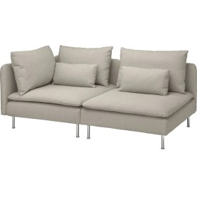 Resim IKEA Bej Şık Kanepe - 3'lü Kanepe 