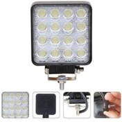 Resim Off Road Sis Farı - Lambası 16 Led Kare Çalışma Lambası (495396965) 