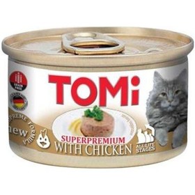 Resim Tomi Tavuklu Tahılsız Konserve Yetişkin Kedi Maması 85 G 