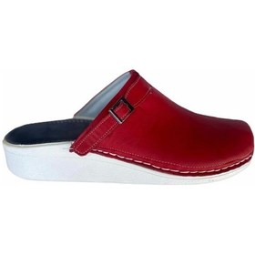 Resim Kadın Anatomik Konfor Terliği Sabo-401 - Kırmızı Kırmızı 