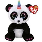 Resim Ty Beanie Boos Tek Boynuzlu Panda 15 cm. 