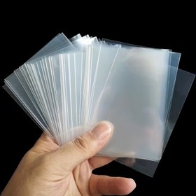 Resim 100 Adet Yumuşak Şeffaf Kart Takımı Çantası Koruyucu Kılıflar Kart Oyunu İçin, Magic Kartları ve Premium Kartları ve MTG için Uygun, Beyzbol Kartı Kılıfları 
