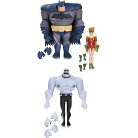 Resim Dc Collectibles Bas Batman Robin Mutant 3 Pack Action Figure Set 