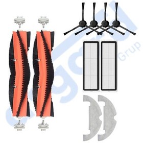 Resim Xiaomi Mop 2 Ultra X10 Uyumlu 2 Ana Fırça 4 Yan Fırça 2 Filtre 2 Mop Pkt-iasgf0001287 