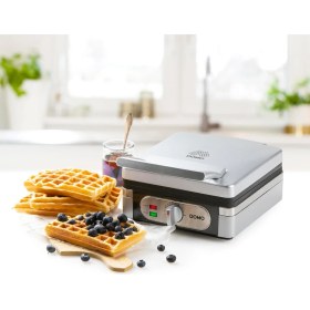 Resim Domo 1400 Watt Ekstra Kalın Kare Belçika Waffle Makinesi 