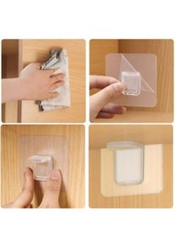 Resim Yapışkanlı Raf Tutucu Seti 4 Adet - 9038311365540do Çok Renkli 