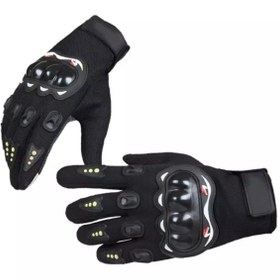 Resim Sports Unisex Korumalı Motorsiklet Eldiven Uzun Kemikli U-sprt 