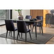 Resim Lotus Yemek Odası Masası Antrasit 