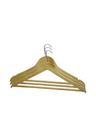 Resim Ahşap 3 Parça Ahşap Elbise Askısı 4767 Çok Renkli 