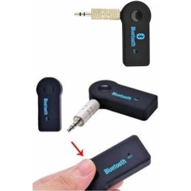 Resim Zengemtx Yeni Nesil Bluetooth Aux Araç Kiti Siyah Tv Tablet Telefon Araç Araba 